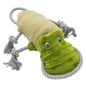 Pfeifender Krokodil, Plüschspielzeug für Hunde 34 cm, HipHop Dog